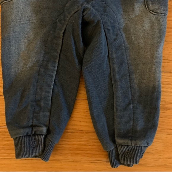 🌟3/$15🌟 Soft Overall Joggers Puppy Baby Size 6-9 M - Picture 9 of 12